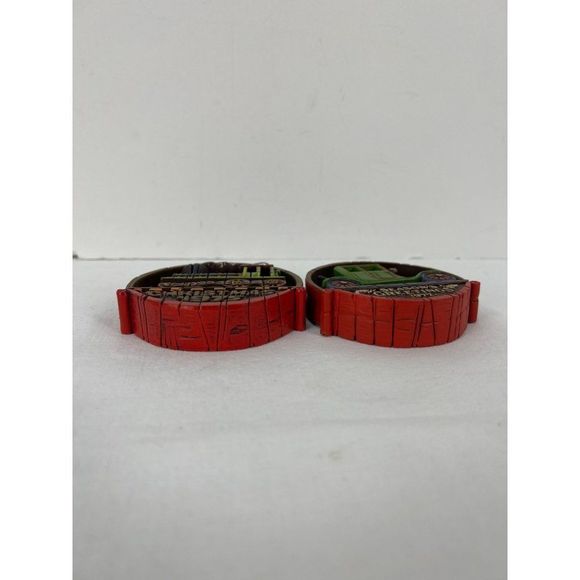 Hallmark Nostalgia Christmas 1975 Season's Greetings 1977 Train Car Lot - Picture 6 of 7